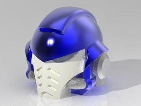 marine helmet 3d print model - Mito3D