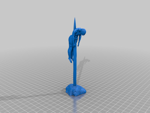 impaled death dracula evil prop scenery sculpture spike wargaming 3d print model - Mito3D