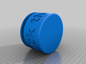 itf screwtop circular recipiente de tampa 3d print model - Mito3D
