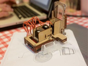 piccolo mini cnc drawing machine robot tutorial 3d print model - Mito3D
