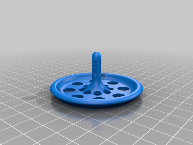 top spinning no support needed 3D print model - Mito3D