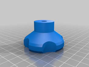 my customized metric screw knob 3d print model - Mito3D