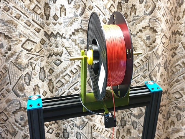 spool holder artillery printer evnovo genius sidewinder swx1 filament 3D print model - Mito3D