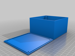 my customized project box lid screws 3d print model - Mito3D