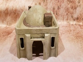 desert medium house 2 styles roof 3d print model - Mito3D
