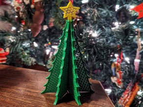 árvore de natal - flat pack estilo decoração decorações a flatpack o verde férias do feriado navidad árvores 3d print model - Mito3D