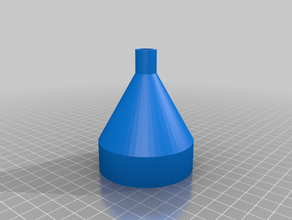 my customized funnel drop tube 1 3d print model - Mito3D
