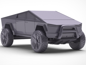 off road tesla cybertruck 15mm 20mm gaslands mad max post-apocalyptique le camion 3d print model - Mito3D