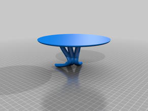 table de jardin 3d print model - Mito3D
