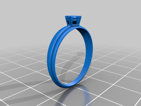 wedding ring 3d print model - Mito3D