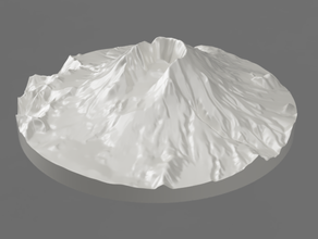 mt st helens mount mountain seattle terrain usa washington 3d print model - Mito3D