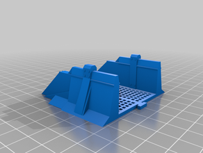 modular trench terrain base kit 40k miniature scifi starfinder tabletop warhammer 3d print model - Mito3D