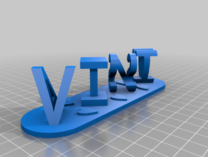 vini-ais kundengebundene 3d print model - Mito3D
