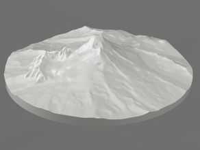 mt baker mount mountain seattle terrain usa washington 3d print model - Mito3D