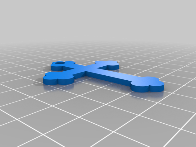 cruz pendiente 3D print model - Mito3D