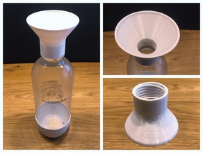 sodastream funnel screw kitchen tool crystal 3d print model - Mito3D