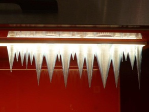 icicle gerador de seqüência caracteres natal frio a decoração gelo proceedural sazonal inverno 3d print model - Mito3D