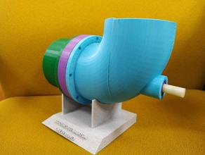 kaplan türbin 3d print model - Mito3D