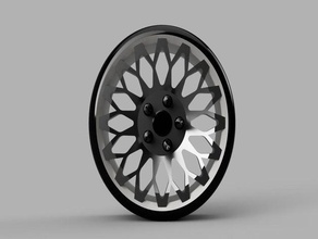 rc wheel 4 3dprintable 3d printer printing slash car rim rims 3d print model - Mito3D