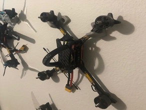 wall hook decor hanger mount organization organizer remote control thumb tack 3d print model - Mito3D