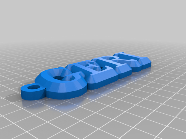 name geri kundengebundene 3D print model - Mito3D