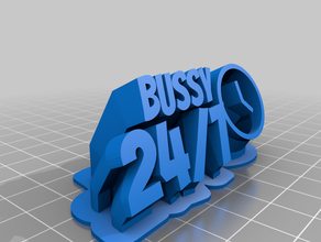 bussy 24 7 masa şeyi özelleştirilmiş 3d print model - Mito3D