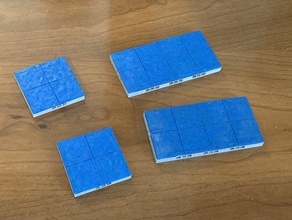 openforge water tile 25mm 28mm dnd tiles openforge2 terrain 3d print model - Mito3D