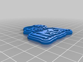 feliz natal özelleştirilmiş 3d print model - Mito3D