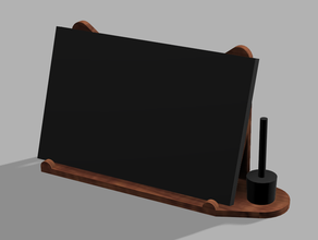 wacom intuos pro small soporte de sobremesa pie 3d print model - Mito3D