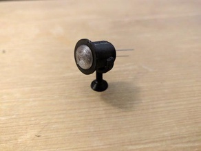 rc spotlight led 3mm light accesories 3d print model - Mito3D