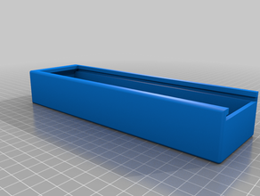 sliding lid pencil case 3d print model - Mito3D