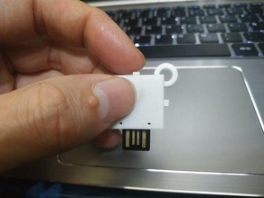 microkeyring arduino caso chaveiro 3d print model - Mito3D
