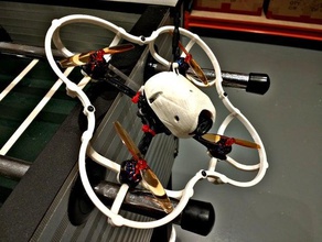 caddx kaplumbağa v2 betafpv 26,5 mm delik & runcam tx200 gölgelik microdrone ts200 3d print model - Mito3D