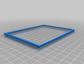 kleiner einfacher rahmen frame klein kleine rahmen simpel einfach klein 3d print model - Mito3D