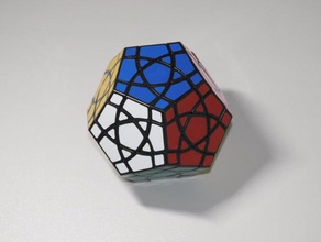 curvy starminx adesivi rubiks cube gli 3d print model - Mito3D