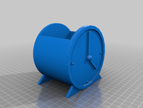 clockpot Uhr Pflanzer pot 3d print model - Mito3D