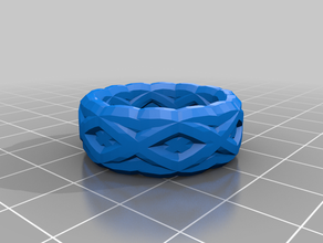 my customized ring bracelet crown thing v2 3d print model - Mito3D