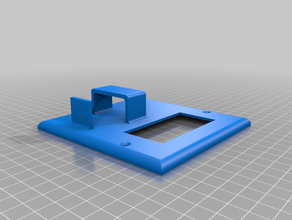 Licht Schalter Platte remote-Halter lightswitch-Platte remote-Halterung 3d print model - Mito3D