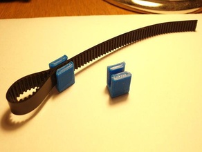 anet a6 eje x easy clip de cinturón tensor la correa el eje-x 3d print model - Mito3D