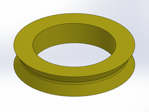 gu filamento 1,75 mm 8x22x7 roulement creality facile ender 3 filament guide 3d print model - Mito3D