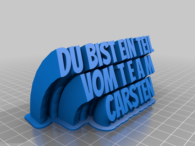 team carsten customized 3D print model - Mito3D