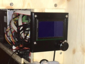 cr-10 tek pcb başına hisse senedi vitrinin standı yalnız durumda ekran dur 3d print model - Mito3D