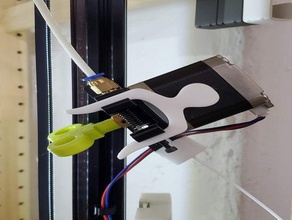 extrusor de la horquilla abrazadera anycubic kossel 3d print model - Mito3D
