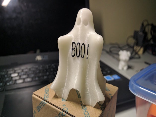 cute ghost remix 3D print model - Mito3D