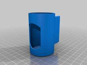 cacca di cane bag dispenser w guinzaglio clip 3d print model - Mito3D