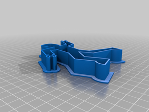 roblox misterio del asesinato de tiza el contorno cortador la galleta cookie cookiecutter galletas esquema 3d print model - Mito3D