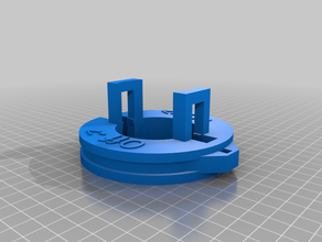 shower handle mount 3d print model - Mito3D