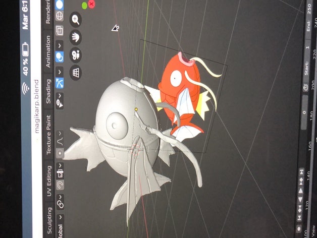 magikarp pokemon pokemons 3D print model - Mito3D