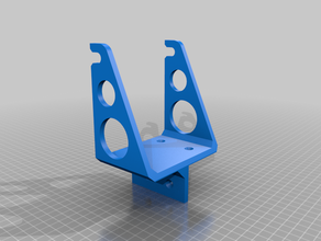spool holder - attaches ikea table leg 3d print model - Mito3D