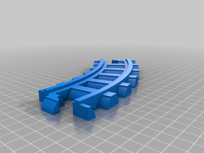 lincoln registro de vía tren 3d print model - Mito3D